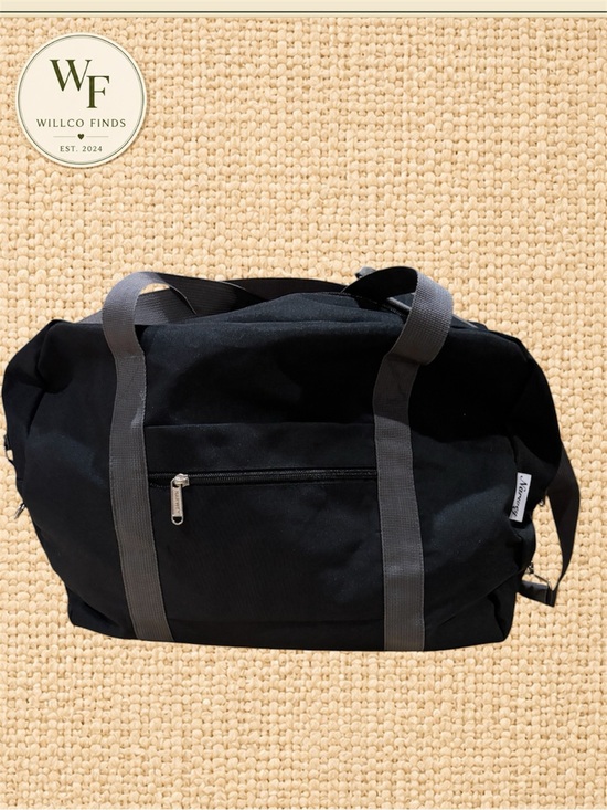 Narway Other - Narwey Black Weekender Travel Duffel Bag Carry On Shoulder Bag